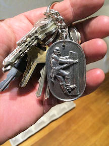 Key Rings or Key Chains for the lineman in your life!